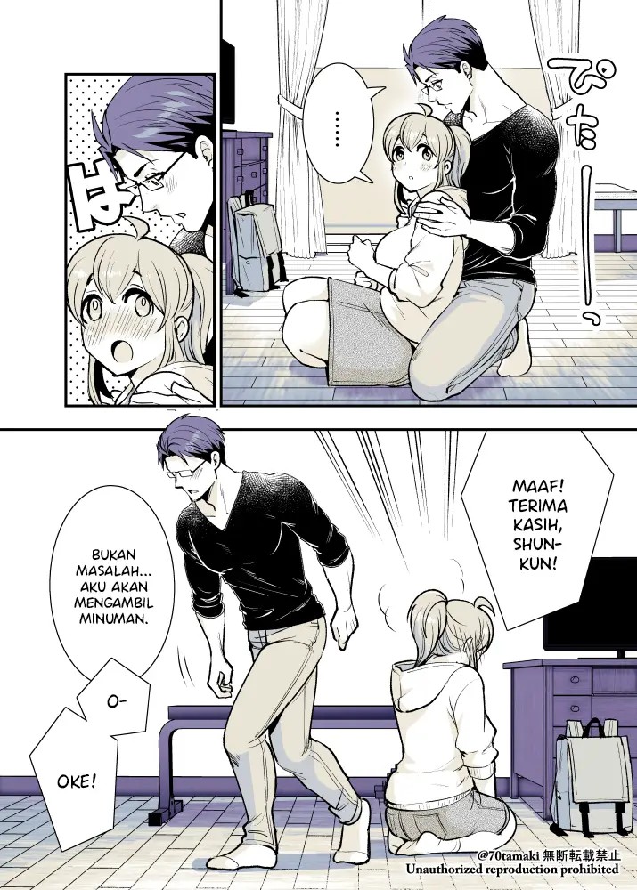 Osananajimi ga Hisabisa ni Saikai shitara Otagai Kyonyuu ni Natteta Chapter 15 - halaman 5