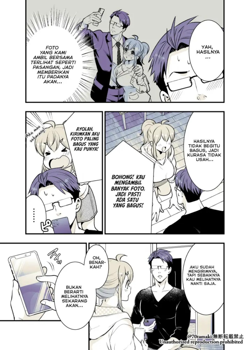 Osananajimi ga Hisabisa ni Saikai shitara Otagai Kyonyuu ni Natteta Chapter 16 - halaman 4