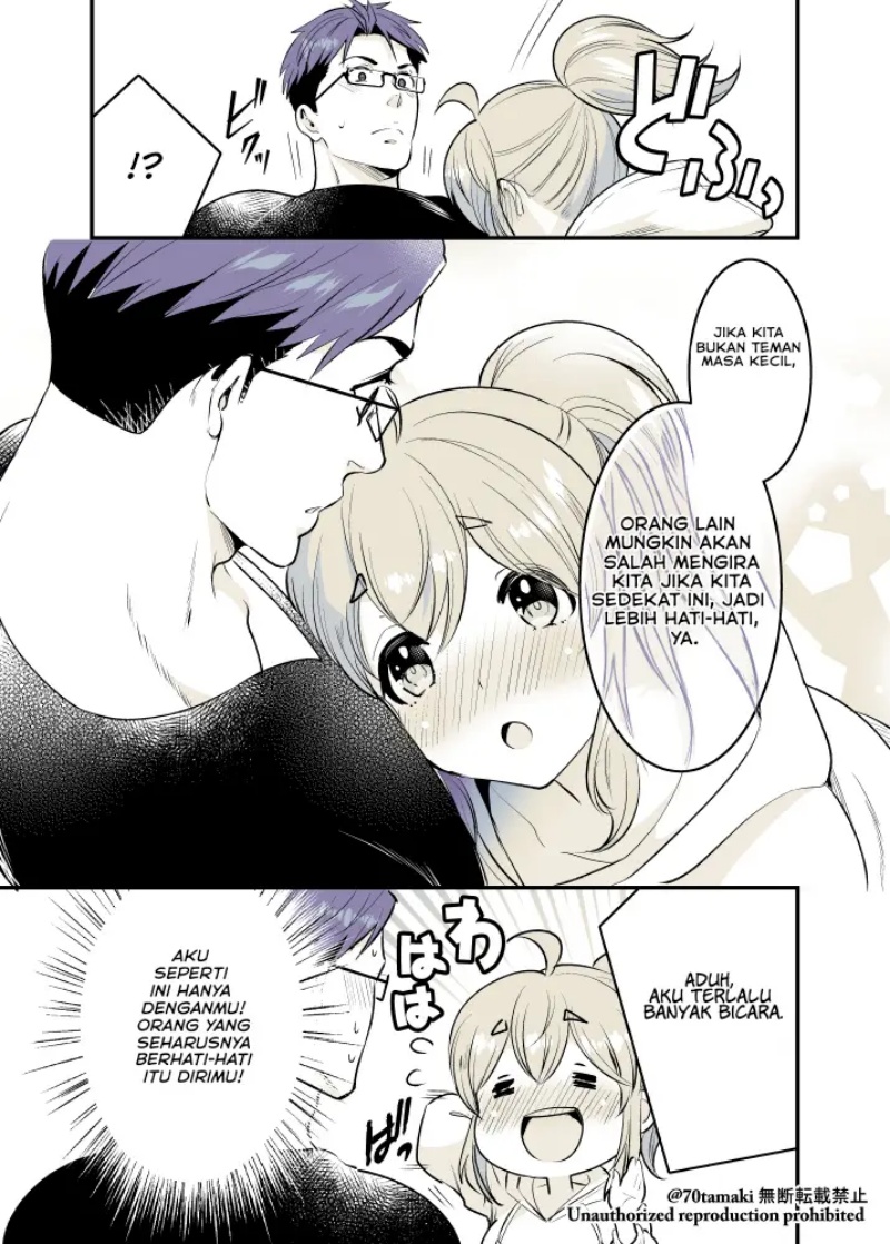 Osananajimi ga Hisabisa ni Saikai shitara Otagai Kyonyuu ni Natteta Chapter 16 - halaman 6