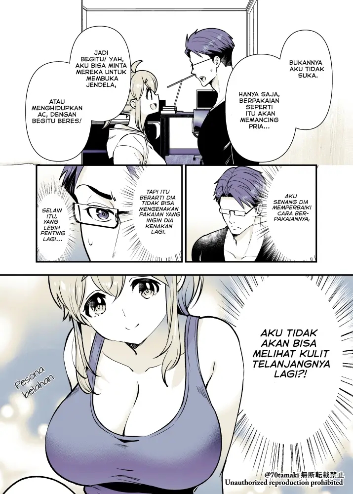 Osananajimi ga Hisabisa ni Saikai shitara Otagai Kyonyuu ni Natteta Chapter 17 - halaman 3