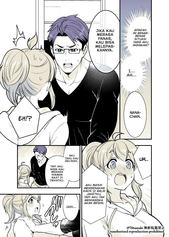 Osananajimi ga Hisabisa ni Saikai shitara Otagai Kyonyuu ni Natteta Chapter 17 - halaman 4