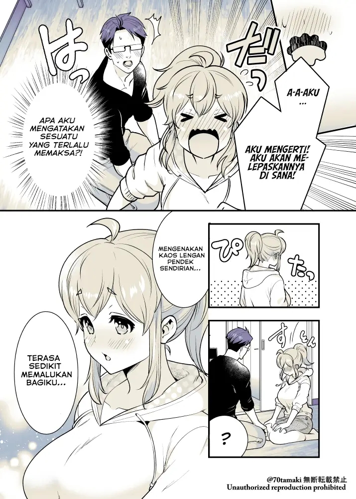 Osananajimi ga Hisabisa ni Saikai shitara Otagai Kyonyuu ni Natteta Chapter 17 - halaman 6