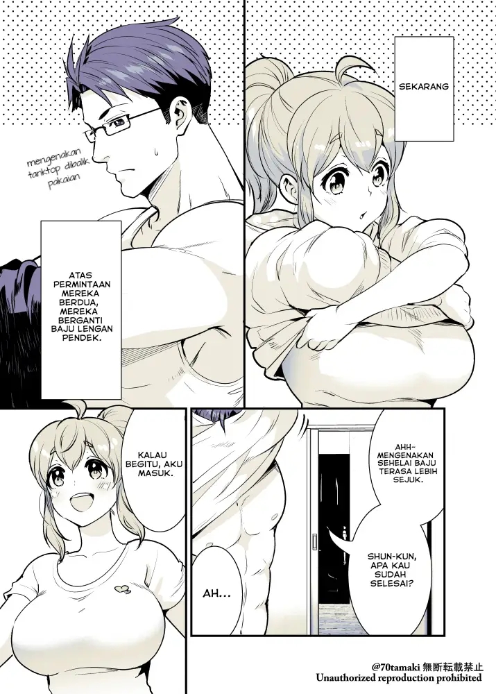 Osananajimi ga Hisabisa ni Saikai shitara Otagai Kyonyuu ni Natteta Chapter 18 - halaman 2