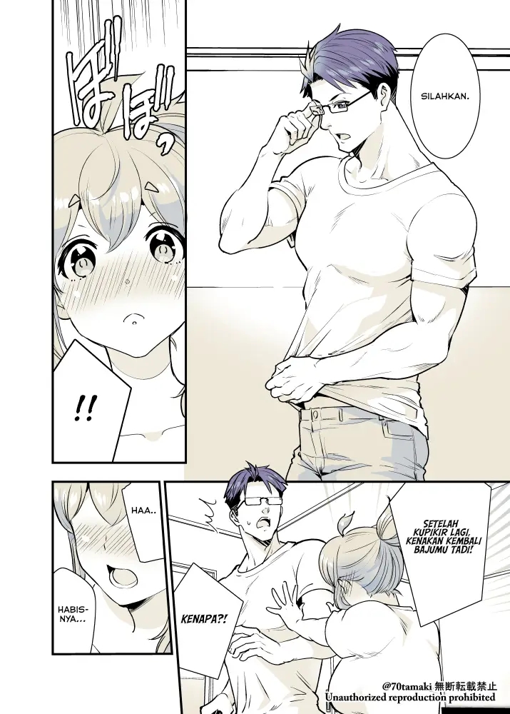 Osananajimi ga Hisabisa ni Saikai shitara Otagai Kyonyuu ni Natteta Chapter 18 - halaman 3