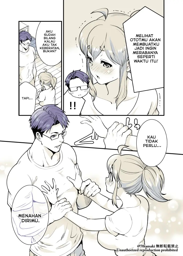 Osananajimi ga Hisabisa ni Saikai shitara Otagai Kyonyuu ni Natteta Chapter 18 - halaman 4