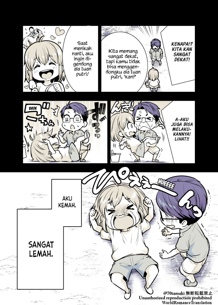 Osananajimi ga Hisabisa ni Saikai shitara Otagai Kyonyuu ni Natteta Chapter 2 - halaman 3