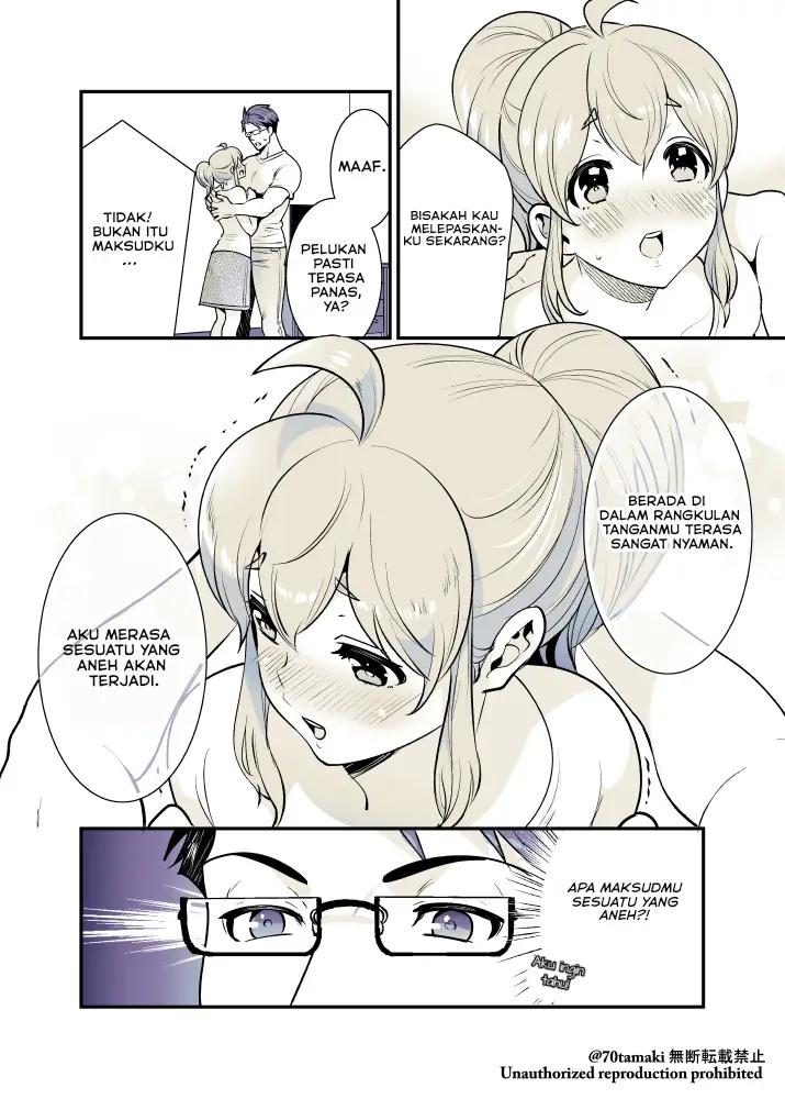 Osananajimi ga Hisabisa ni Saikai shitara Otagai Kyonyuu ni Natteta Chapter 20 - halaman 3
