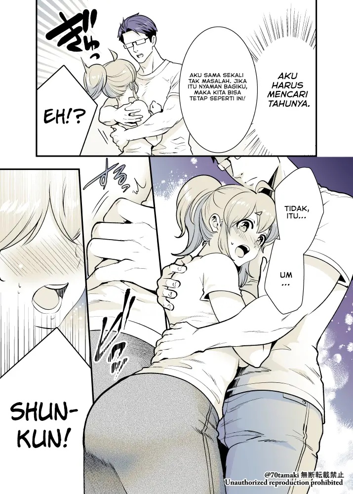 Osananajimi ga Hisabisa ni Saikai shitara Otagai Kyonyuu ni Natteta Chapter 20 - halaman 4
