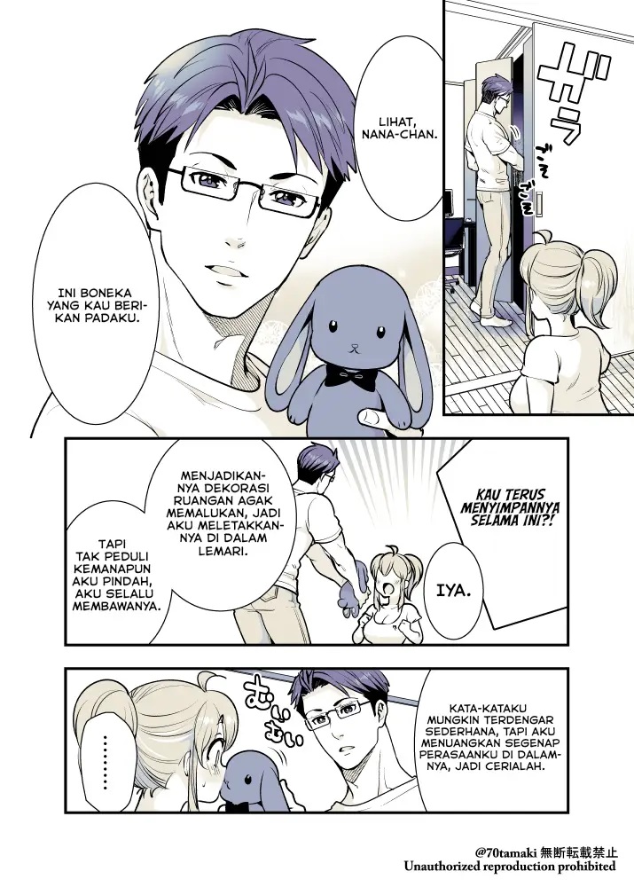 Osananajimi ga Hisabisa ni Saikai shitara Otagai Kyonyuu ni Natteta Chapter 21 - halaman 3