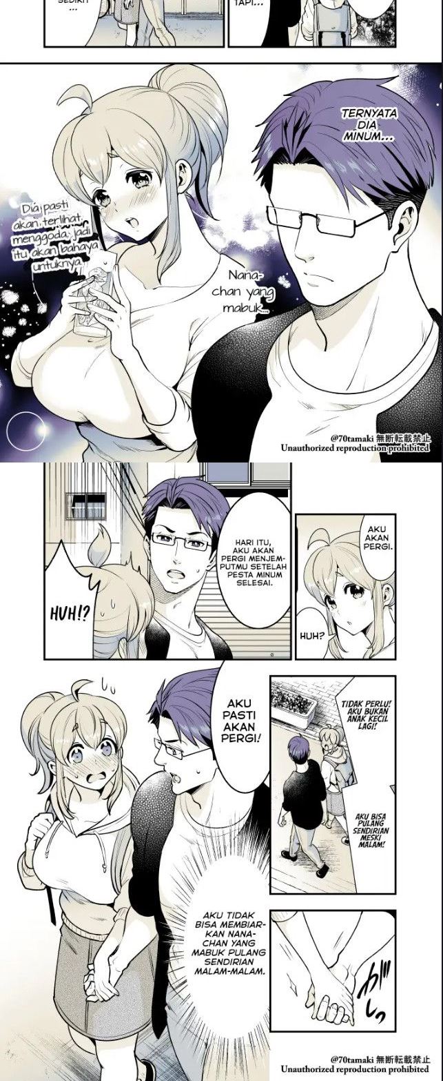 Osananajimi ga Hisabisa ni Saikai shitara Otagai Kyonyuu ni Natteta Chapter 22 - halaman 4