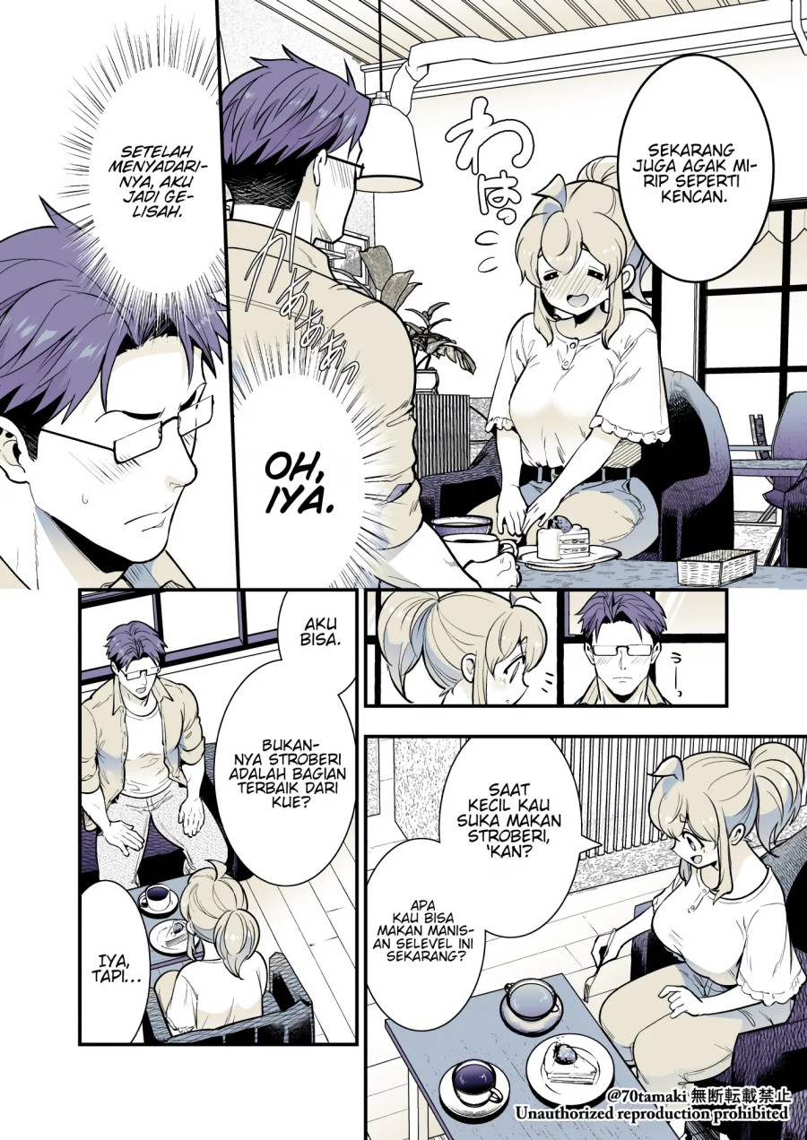 Osananajimi ga Hisabisa ni Saikai shitara Otagai Kyonyuu ni Natteta Chapter 33 - halaman 5