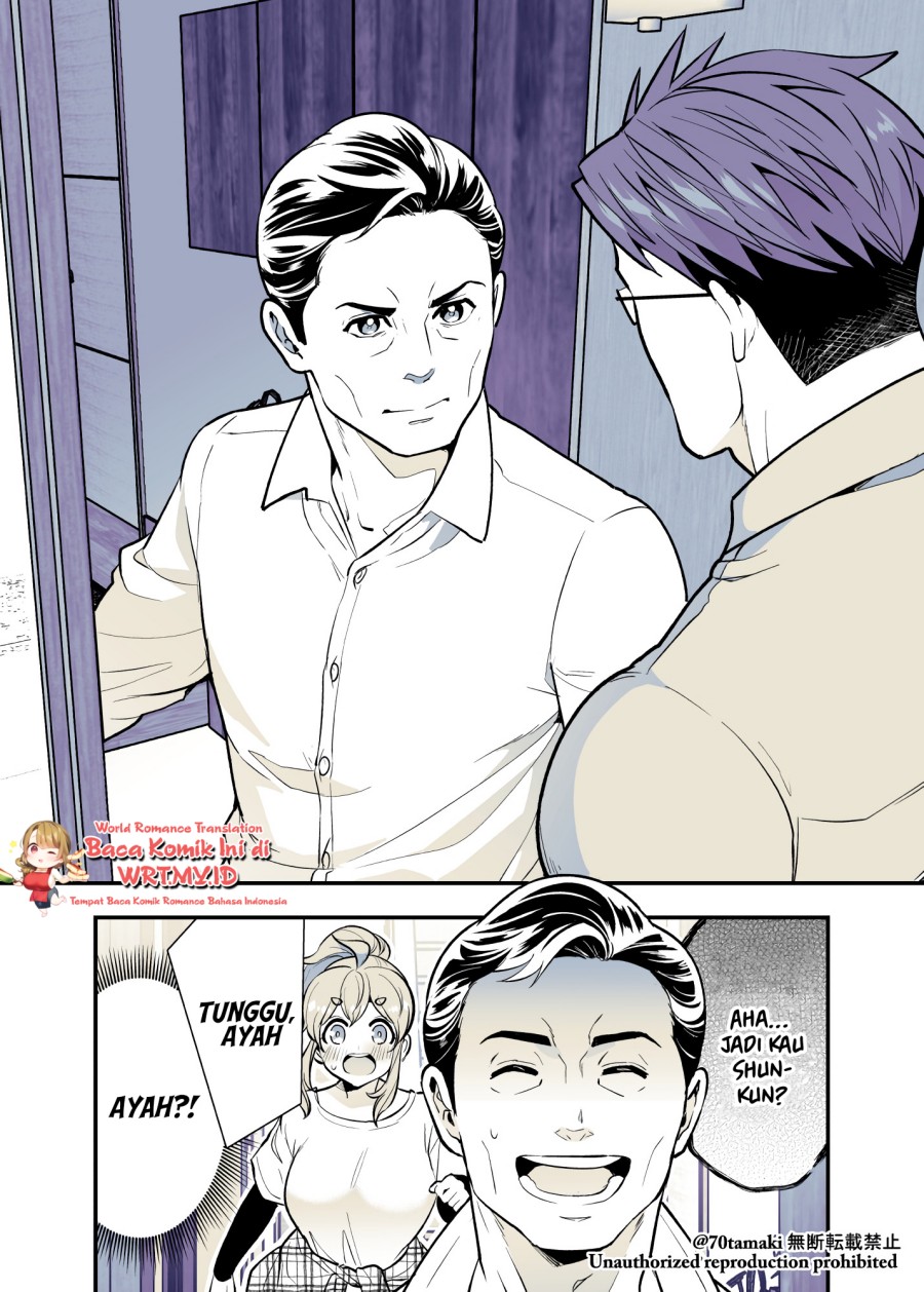 Osananajimi ga Hisabisa ni Saikai shitara Otagai Kyonyuu ni Natteta Chapter 36 - halaman 7