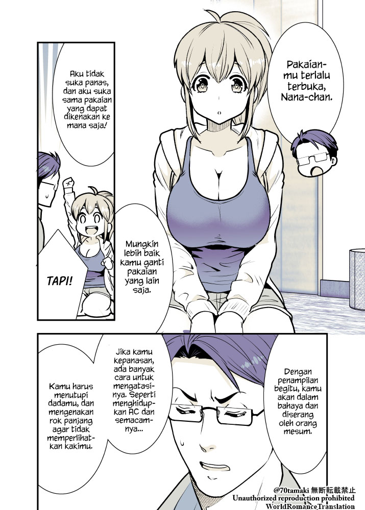 Osananajimi ga Hisabisa ni Saikai shitara Otagai Kyonyuu ni Natteta Chapter 4 - halaman 3