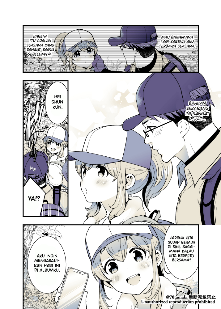 Osananajimi ga Hisabisa ni Saikai shitara Otagai Kyonyuu ni Natteta Chapter 41 - halaman 3