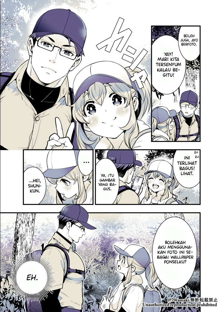 Osananajimi ga Hisabisa ni Saikai shitara Otagai Kyonyuu ni Natteta Chapter 41 - halaman 4