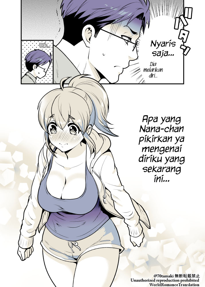 Osananajimi ga Hisabisa ni Saikai shitara Otagai Kyonyuu ni Natteta Chapter 5 - halaman 8