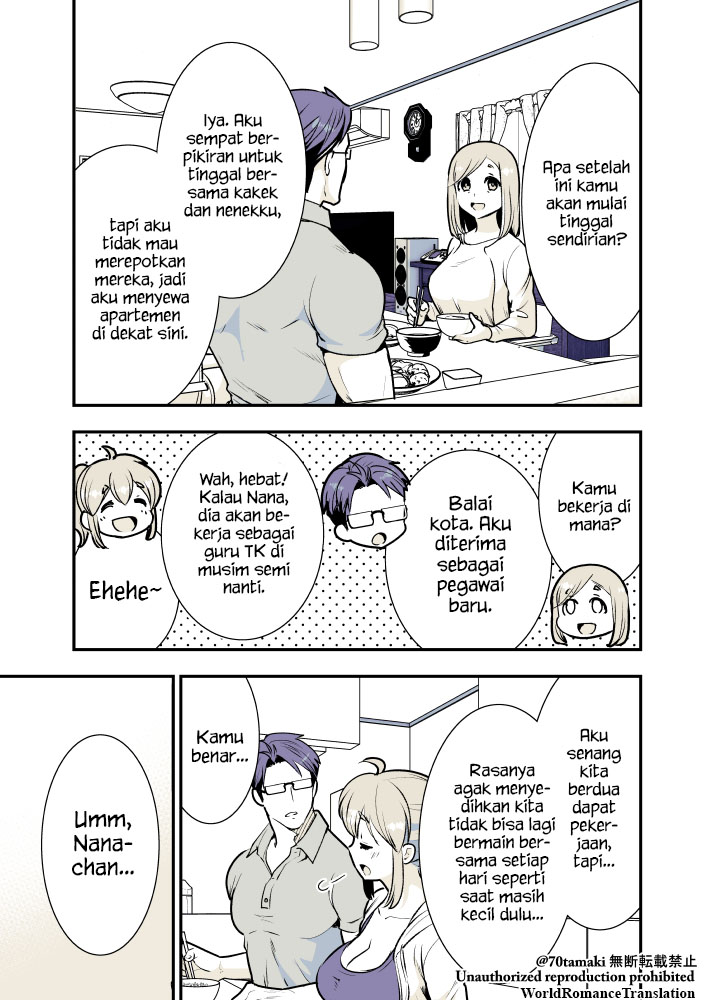 Osananajimi ga Hisabisa ni Saikai shitara Otagai Kyonyuu ni Natteta Chapter 7 - halaman 3