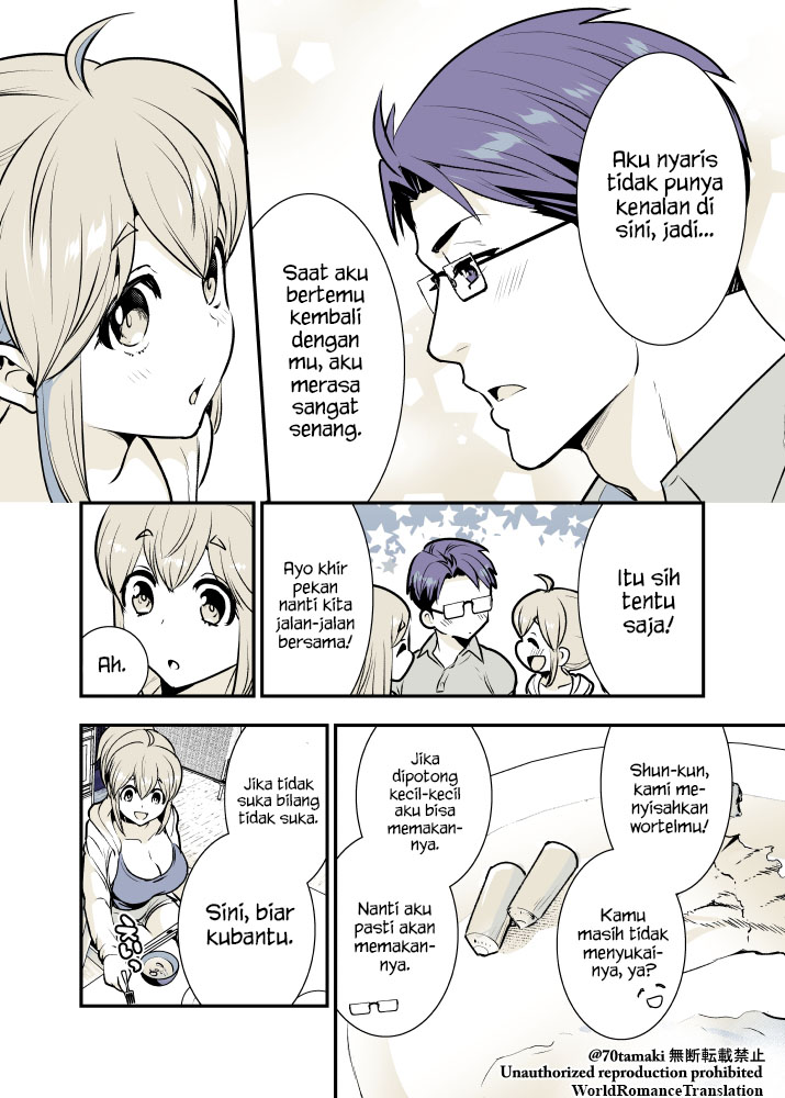 Osananajimi ga Hisabisa ni Saikai shitara Otagai Kyonyuu ni Natteta Chapter 7 - halaman 4