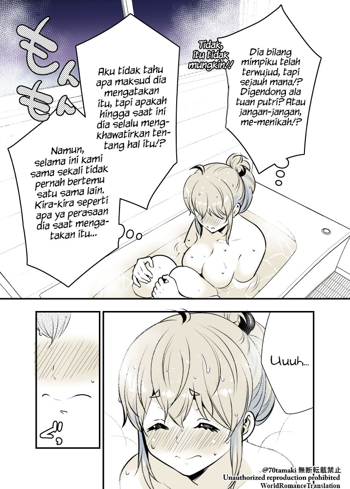 Osananajimi ga Hisabisa ni Saikai shitara Otagai Kyonyuu ni Natteta Chapter 9 - halaman 5