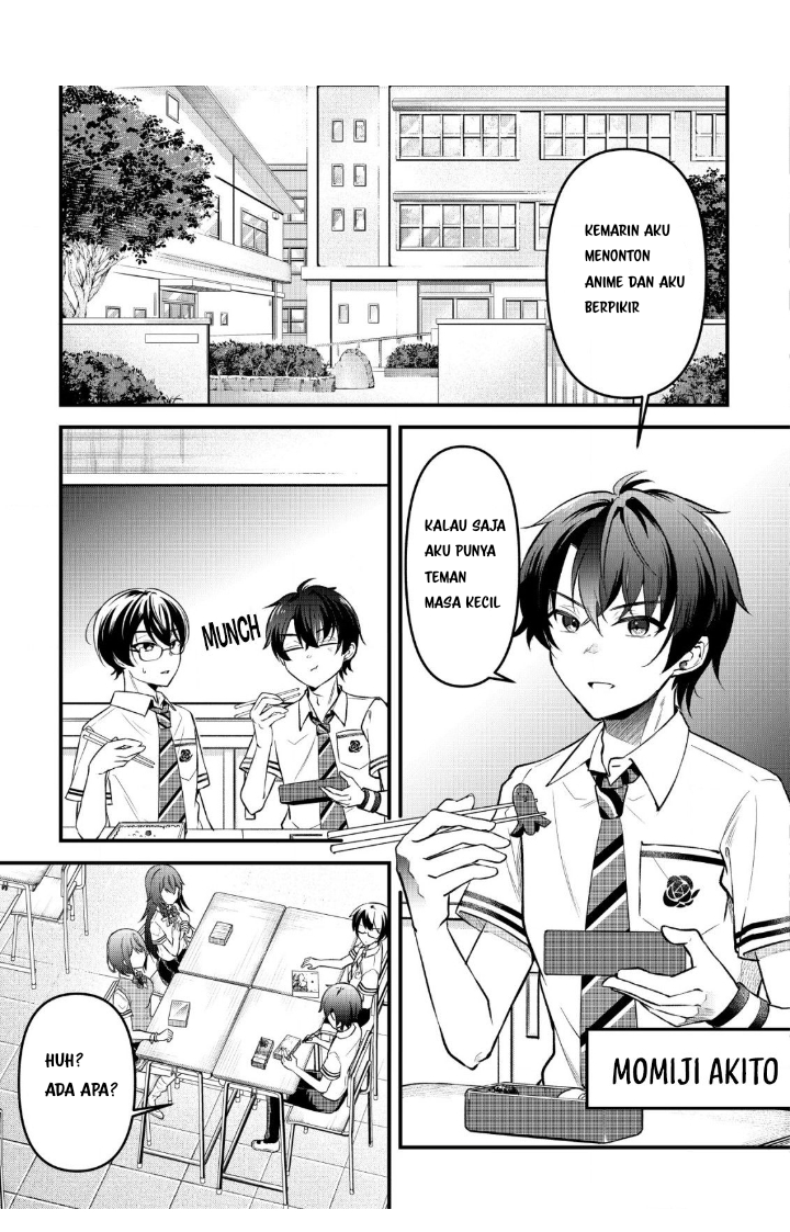 "Osananajimi ga Hoshii" to Tsubuyaitara Yoku Issho ni Asobu Onna Tomodachi no Yousu ga Hen ni Nattan da ga Chapter 1 - halaman 4
