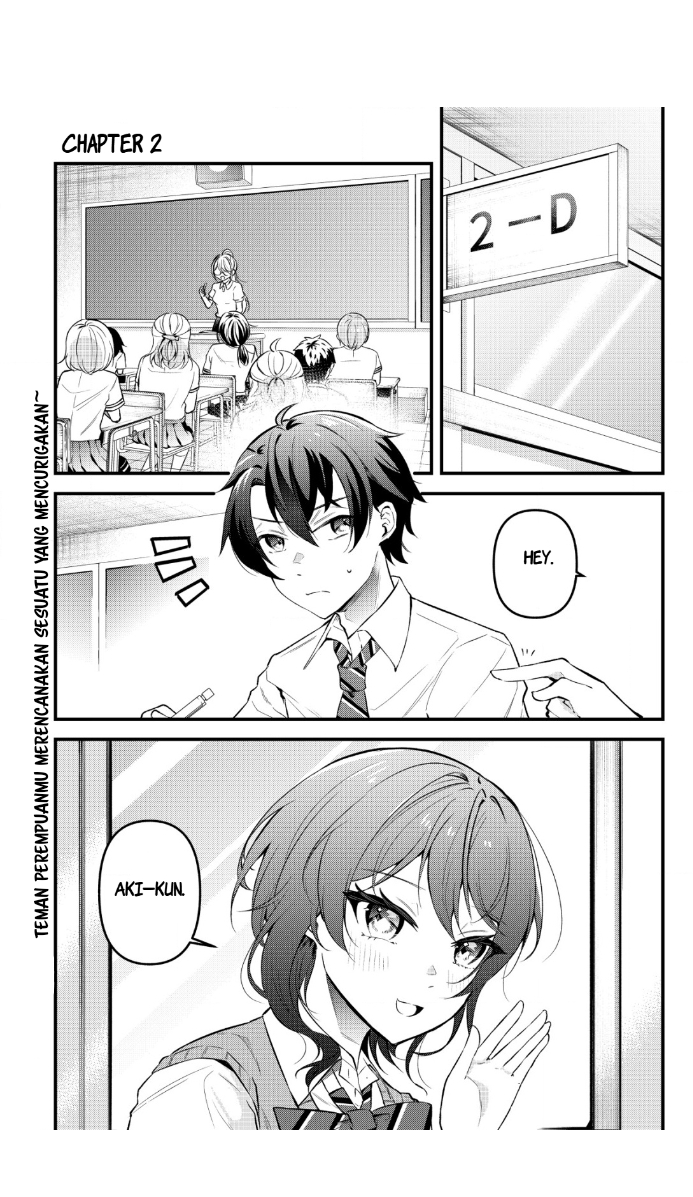 "Osananajimi ga Hoshii" to Tsubuyaitara Yoku Issho ni Asobu Onna Tomodachi no Yousu ga Hen ni Nattan da ga Chapter 2 - halaman 1