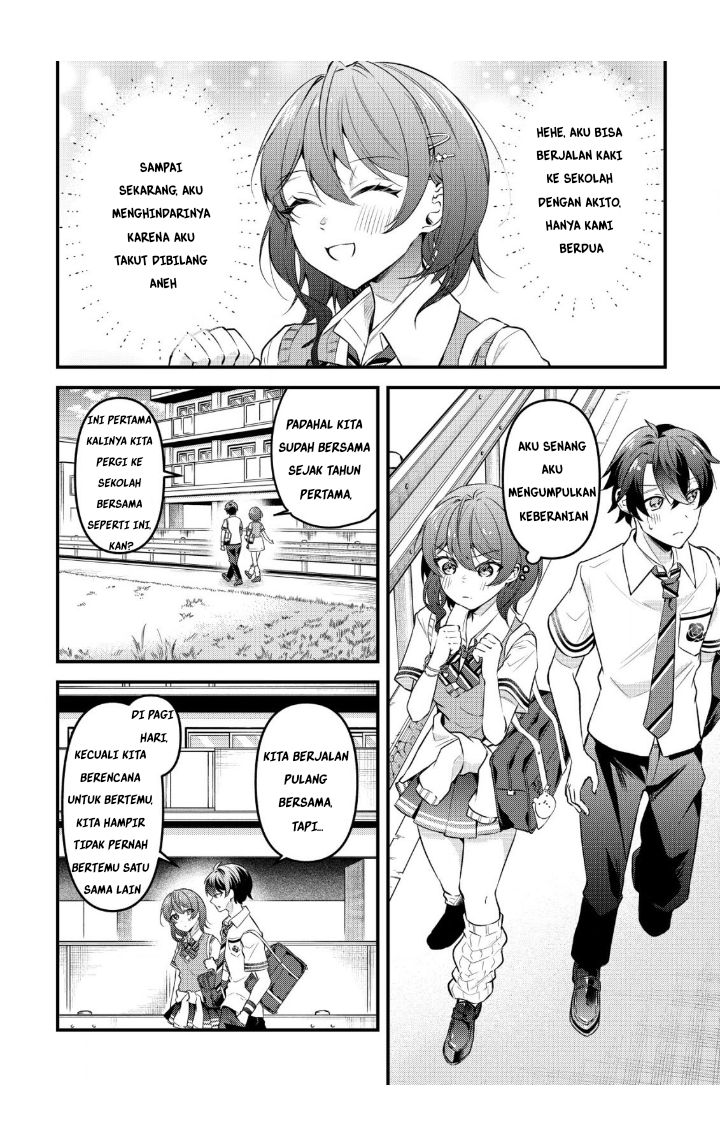 "Osananajimi ga Hoshii" to Tsubuyaitara Yoku Issho ni Asobu Onna Tomodachi no Yousu ga Hen ni Nattan da ga Chapter 4 - halaman 6
