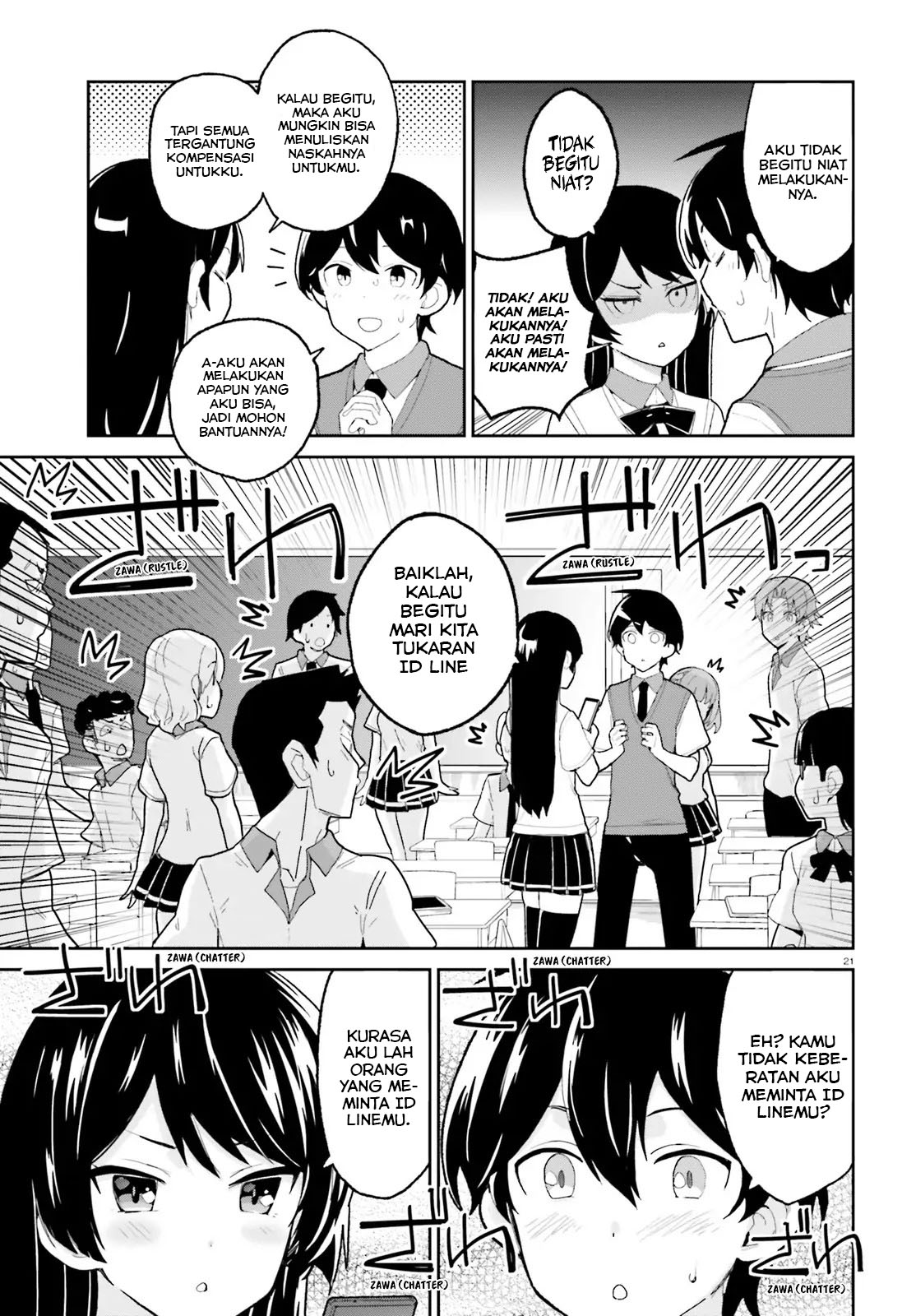 Osananajimi ga Zettai ni Makenai Love Comedy Chapter 4 - halaman 22