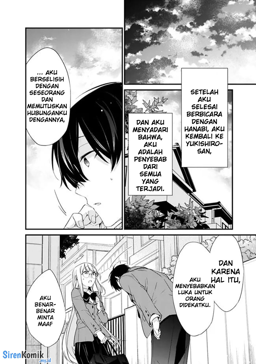 Osananajimi Kanojo no Morahara ga Hidoin de Zetsuen Sengen shite Yatta: Jibunrashiku Ikiru Koto ni Shitara, Nazeka Tonari no Seki no Kakure Bishoujo kara Kokuhaku sareta Chapter 15 - halaman 3