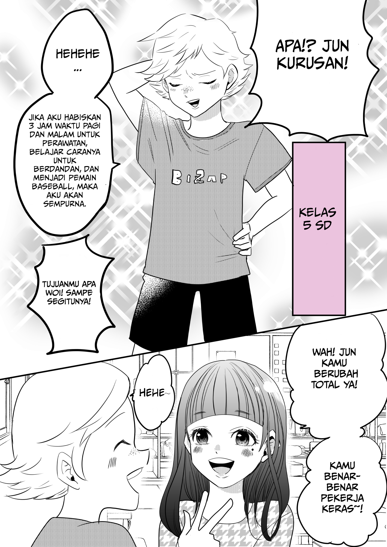 Osananajimi ni Kokuhaku Shitai Shougakusei ga 1-wa-goto ni Utsukushiku Seichou Shiteiku Hanashi. Chapter 5 - halaman 1