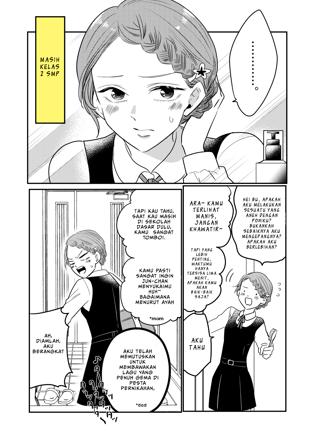 Osananajimi ni Kokuhaku Shitai Shougakusei ga 1-wa-goto ni Utsukushiku Seichou Shiteiku Hanashi. Chapter 9 - halaman 1