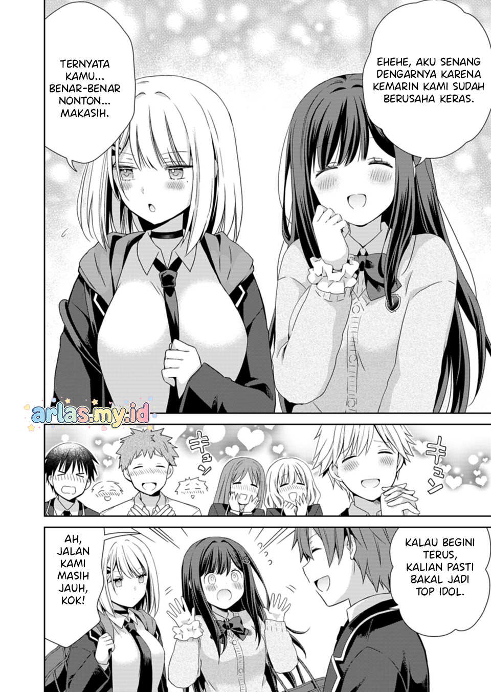 Osananajimi-tachi ga Ninki Idol ni Natta: Amaama na Kanojo-tachi wa Ore ni Mitsuide Kureteiru Chapter 1 - halaman 10