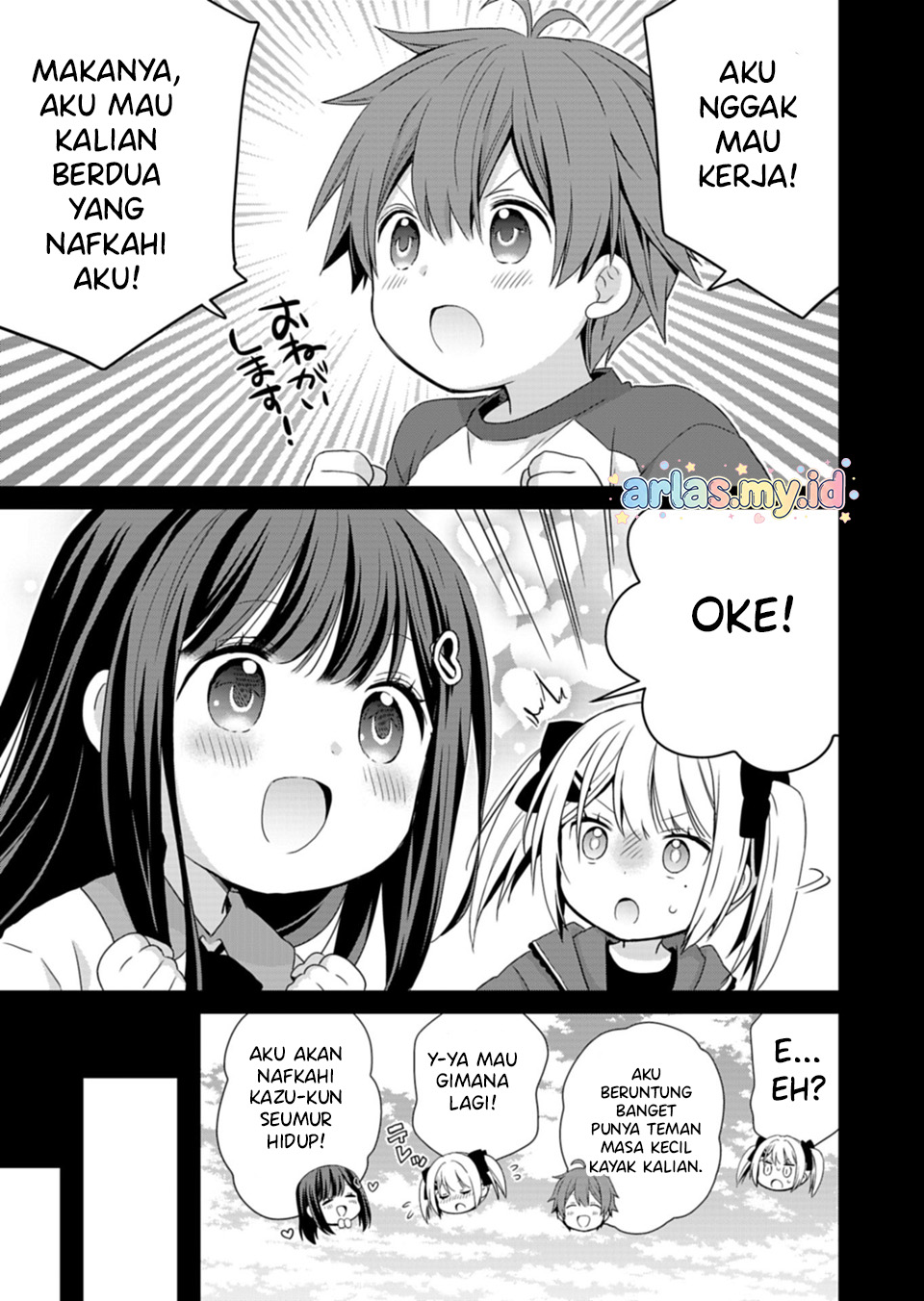 Osananajimi-tachi ga Ninki Idol ni Natta: Amaama na Kanojo-tachi wa Ore ni Mitsuide Kureteiru Chapter 1 - halaman 23