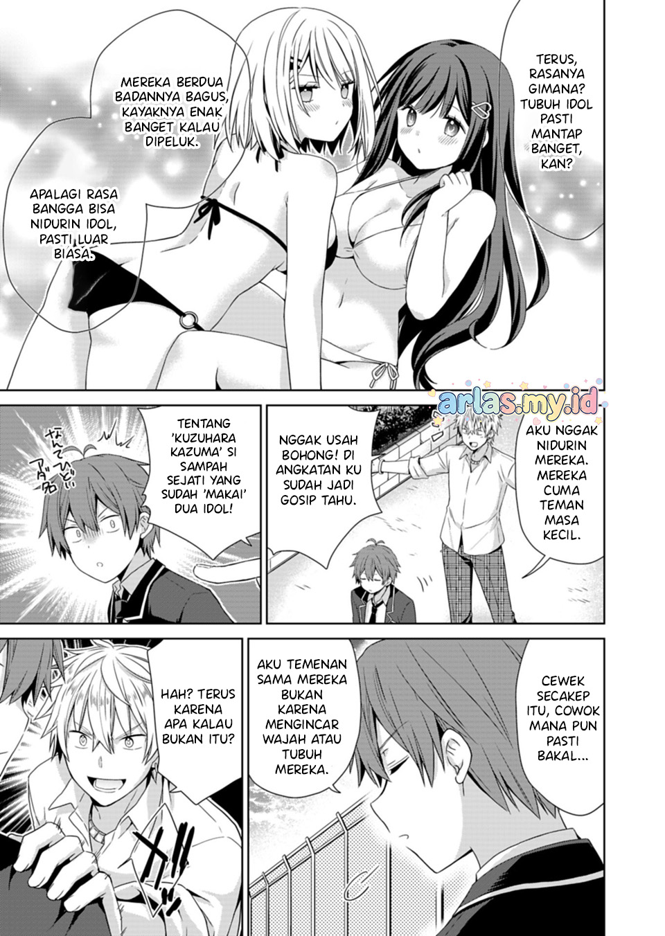 Osananajimi-tachi ga Ninki Idol ni Natta: Amaama na Kanojo-tachi wa Ore ni Mitsuide Kureteiru Chapter 1 - halaman 27