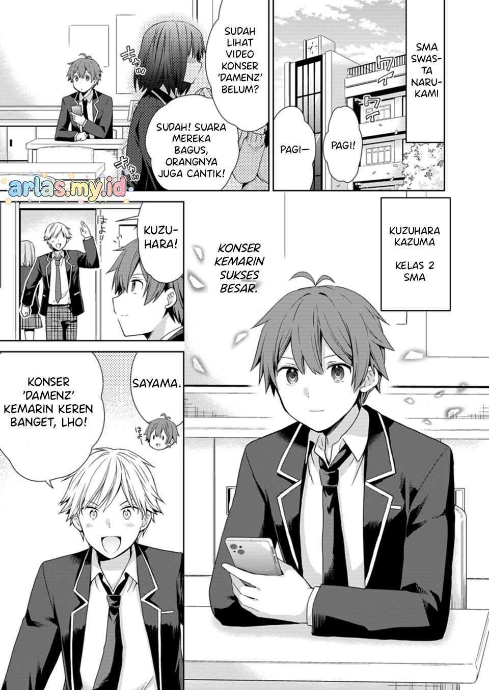 Osananajimi-tachi ga Ninki Idol ni Natta: Amaama na Kanojo-tachi wa Ore ni Mitsuide Kureteiru Chapter 1 - halaman 5