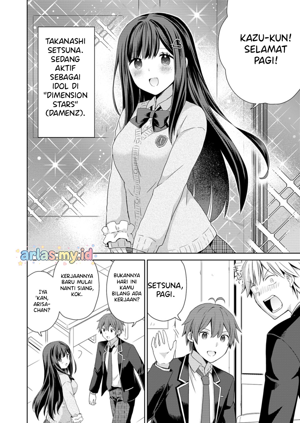 Osananajimi-tachi ga Ninki Idol ni Natta: Amaama na Kanojo-tachi wa Ore ni Mitsuide Kureteiru Chapter 1 - halaman 8