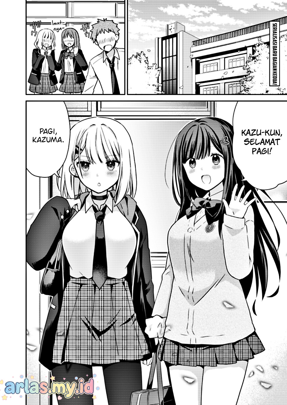 Osananajimi-tachi ga Ninki Idol ni Natta: Amaama na Kanojo-tachi wa Ore ni Mitsuide Kureteiru Chapter 2.1 - halaman 3