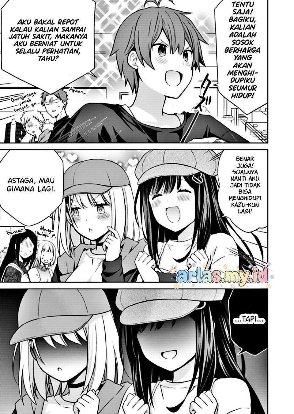 Osananajimi-tachi ga Ninki Idol ni Natta: Amaama na Kanojo-tachi wa Ore ni Mitsuide Kureteiru Chapter 2.2 - halaman 12