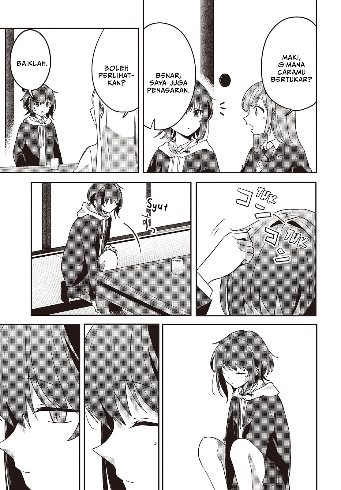Osananajimi wa, Nyaa to Naite Skirt no Naka Chapter 14 - halaman 9