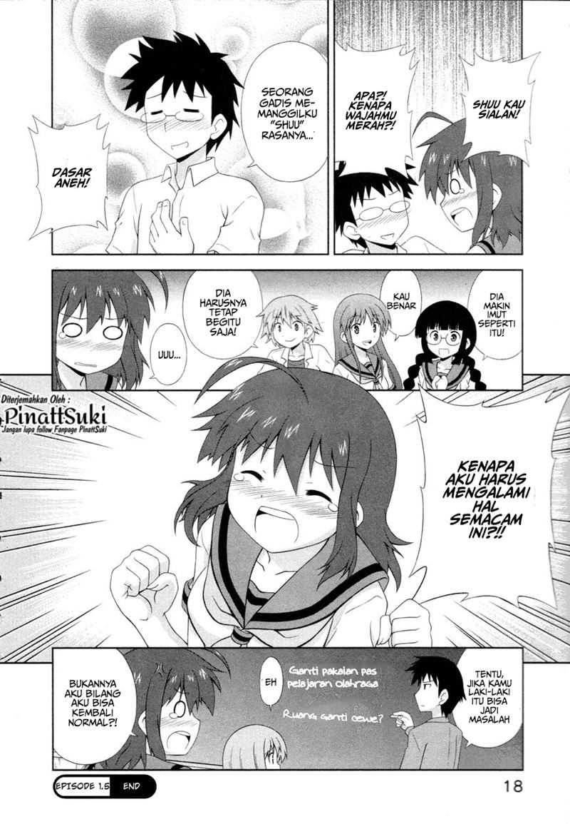 Osananajimi wa Onnanoko ni Naare Chapter 1.5 - halaman 4