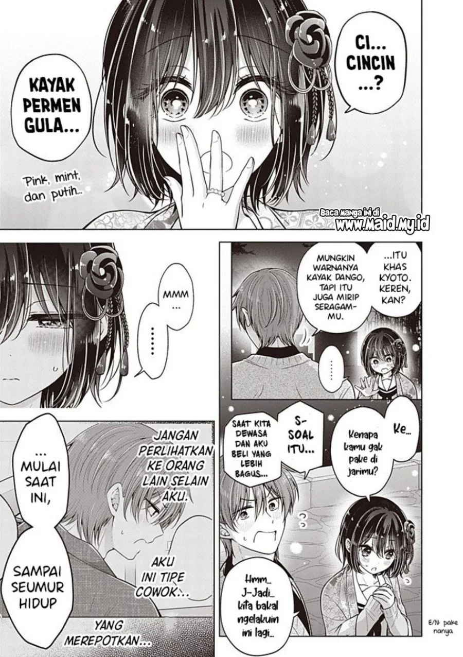 Osananajimi wo Onnanoko ni Shiteshimatta Hanashi Chapter 124 - halaman 14