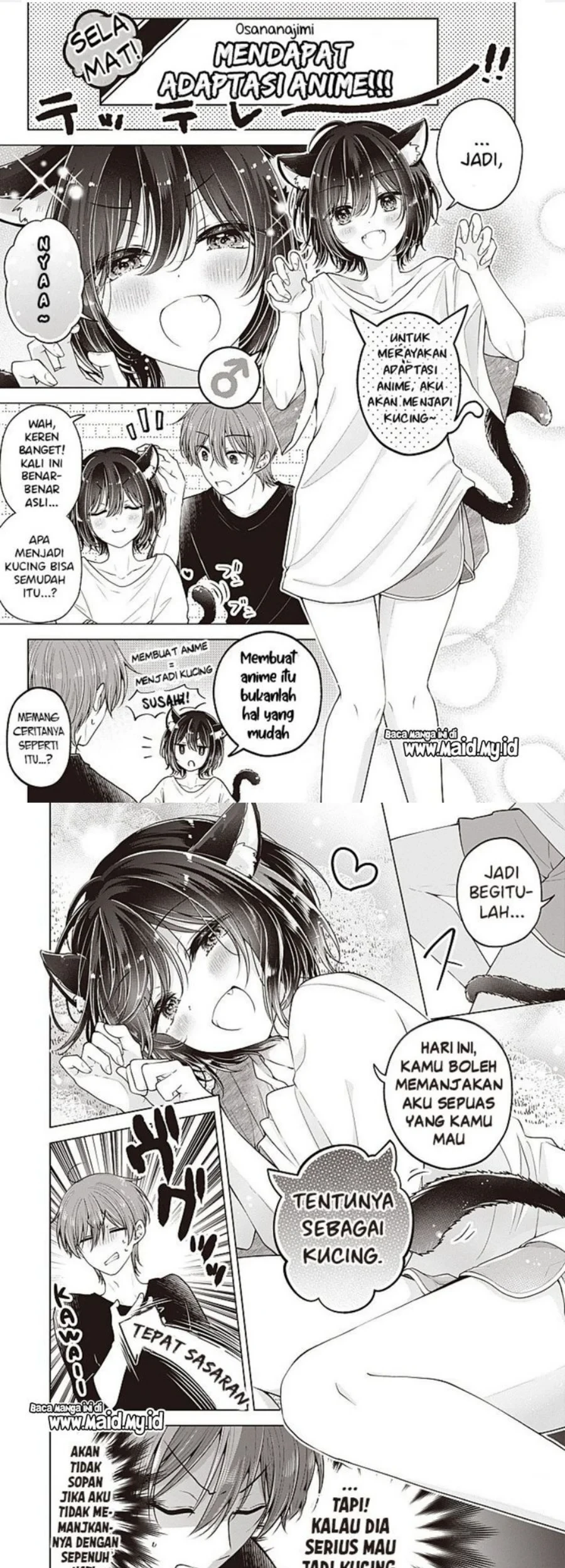 Osananajimi wo Onnanoko ni Shiteshimatta Hanashi Chapter 138.5 - halaman 3