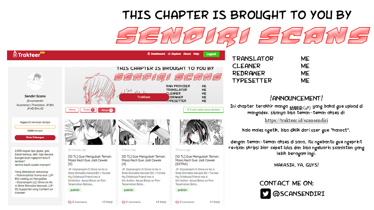 Osananajimi wo Onnanoko ni Shiteshimatta Hanashi Chapter 2 - halaman 5