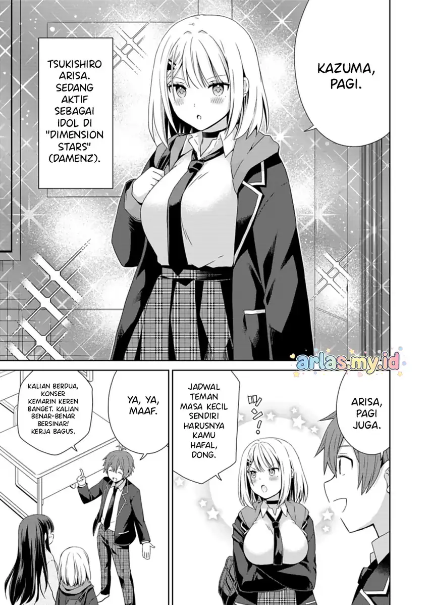 Osananajimitachi ga Ninki Idol ni Natta: Amama na Kanojotachi wa Ore ni Mitsuide Kureteiru Chapter 1 - halaman 9
