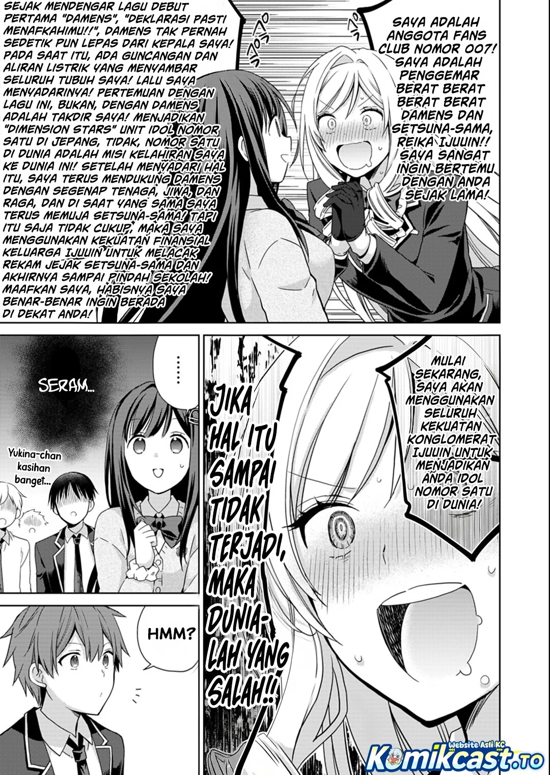 Osananajimitachi ga Ninki Idol ni Natta: Amama na Kanojotachi wa Ore ni Mitsuide Kureteiru Chapter 3.1 - halaman 10