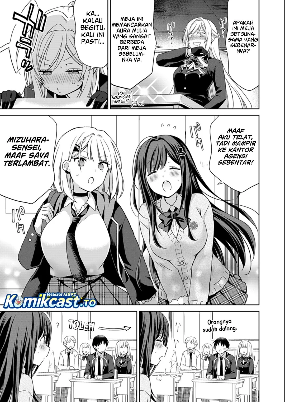 Osananajimitachi ga Ninki Idol ni Natta: Amama na Kanojotachi wa Ore ni Mitsuide Kureteiru Chapter 3.1 - halaman 8