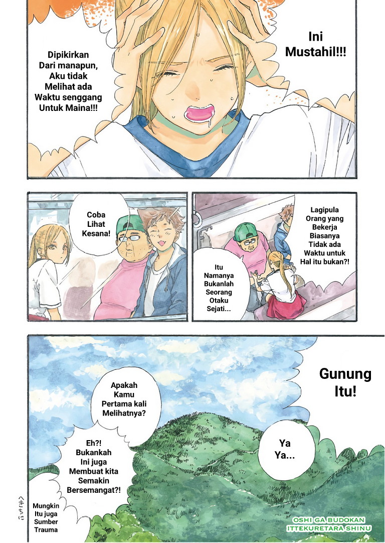 Oshi ga Budoukan Ittekuretara Shinu Chapter 25 - halaman 2
