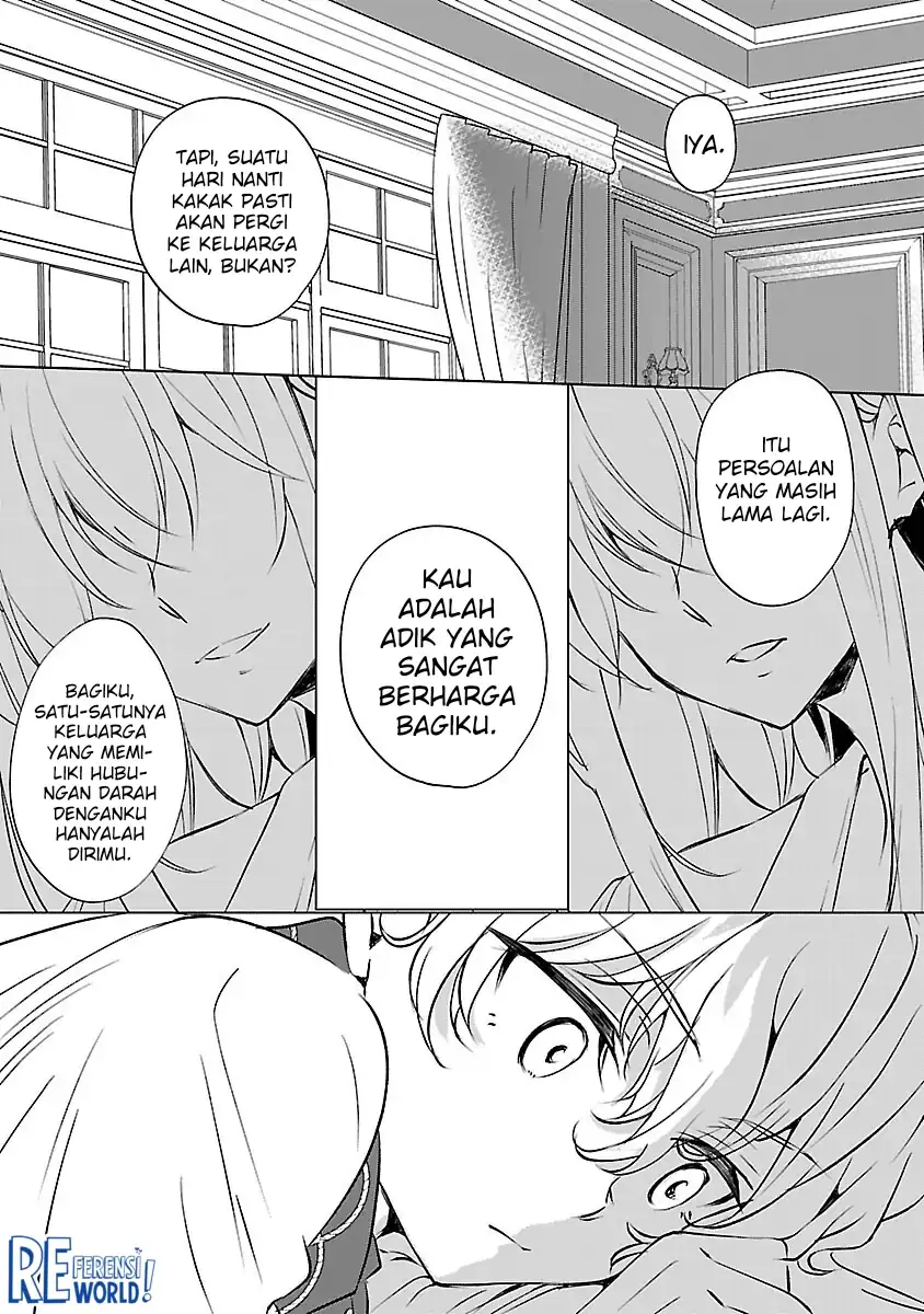 Oshi no Imouto ni Tensei shiteshimatta node, Saikyou no Akujo ni Natte Oniisama wo Dokusen suru Koto ni Itashimasu Chapter 11 - halaman 27