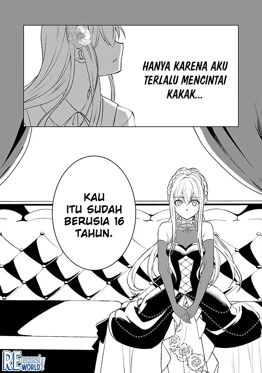 Oshi no Imouto ni Tensei shiteshimatta node, Saikyou no Akujo ni Natte Oniisama wo Dokusen suru Koto ni Itashimasu Chapter 9 - halaman 10