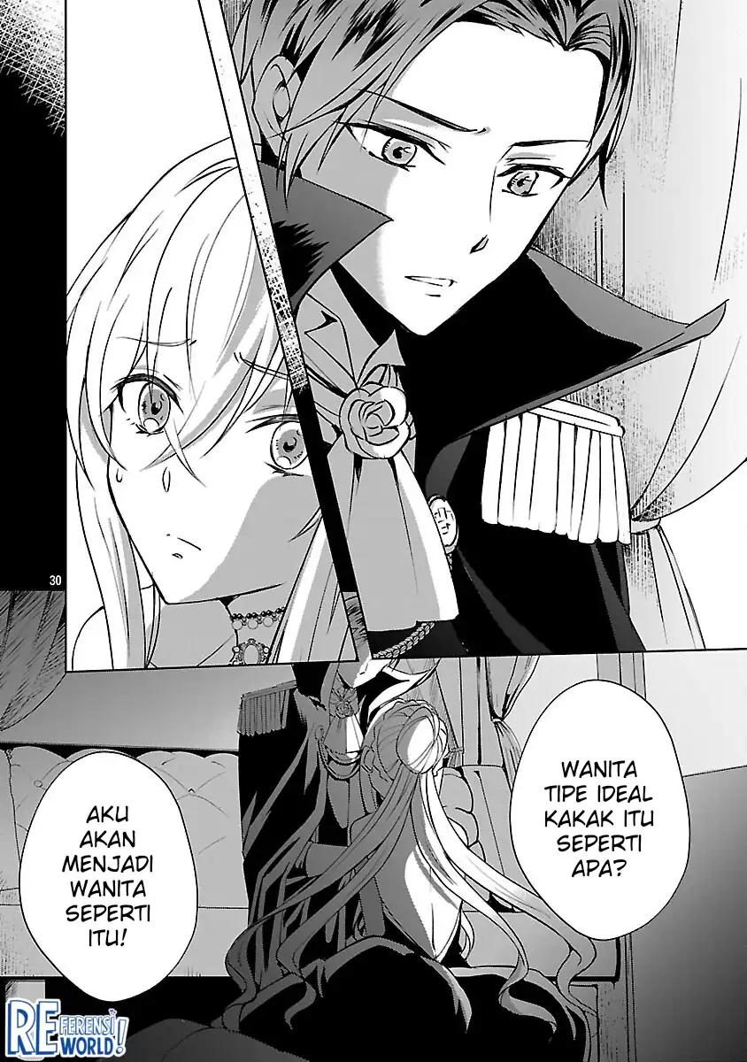 Oshi no Imouto ni Tensei shiteshimatta node, Saikyou no Akujo ni Natte Oniisama wo Dokusen suru Koto ni Itashimasu Chapter 9 - halaman 30