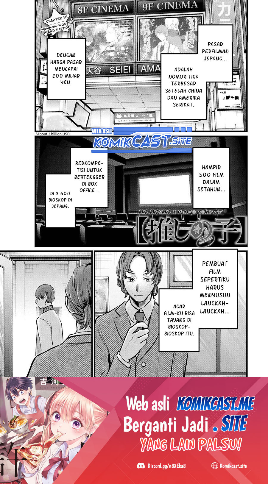 Oshi no Ko Chapter 111 - halaman 2